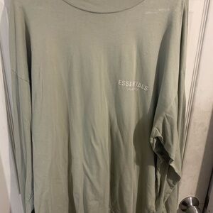 Essentials Sage Long Sleeve Tee